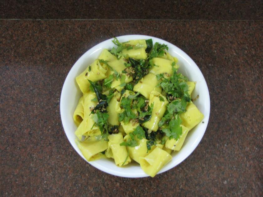 Inside India’s Kitchen: Khandavi (Savory Snack)