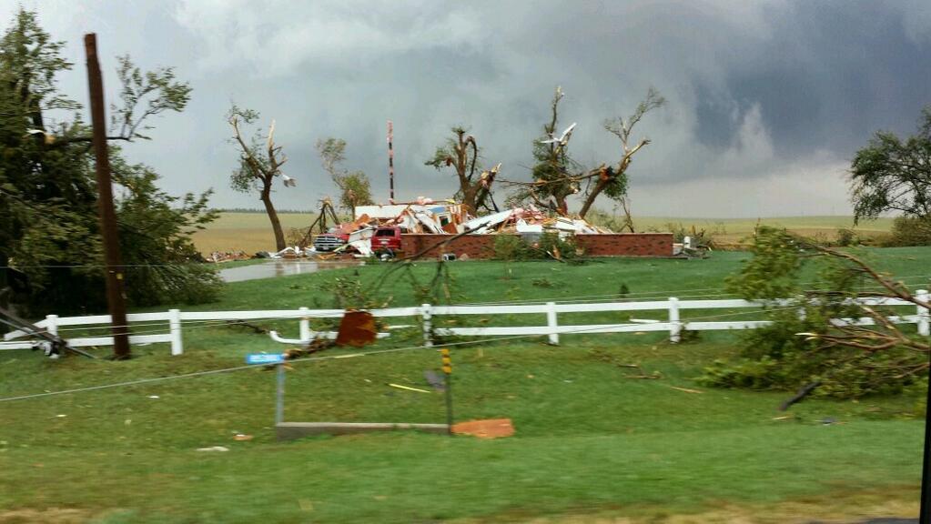 Iowa: Tornado Hits Quimby