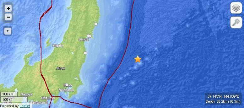 5.5 Earthquake Hits Off Japan’s Coast