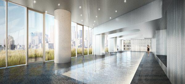 A rendering of the 75-foot pool at 56 Leonard. (Herzog & de Meuron)