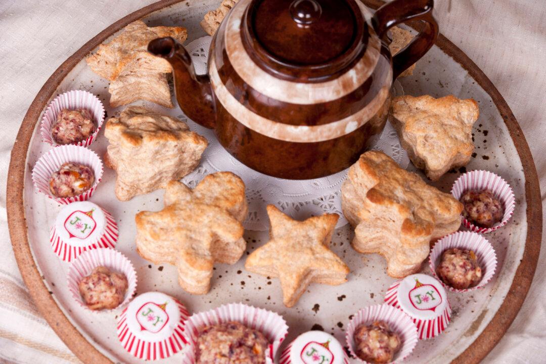 A Holiday Breakfast: Biscuits and Cranberry-Walnut Butter