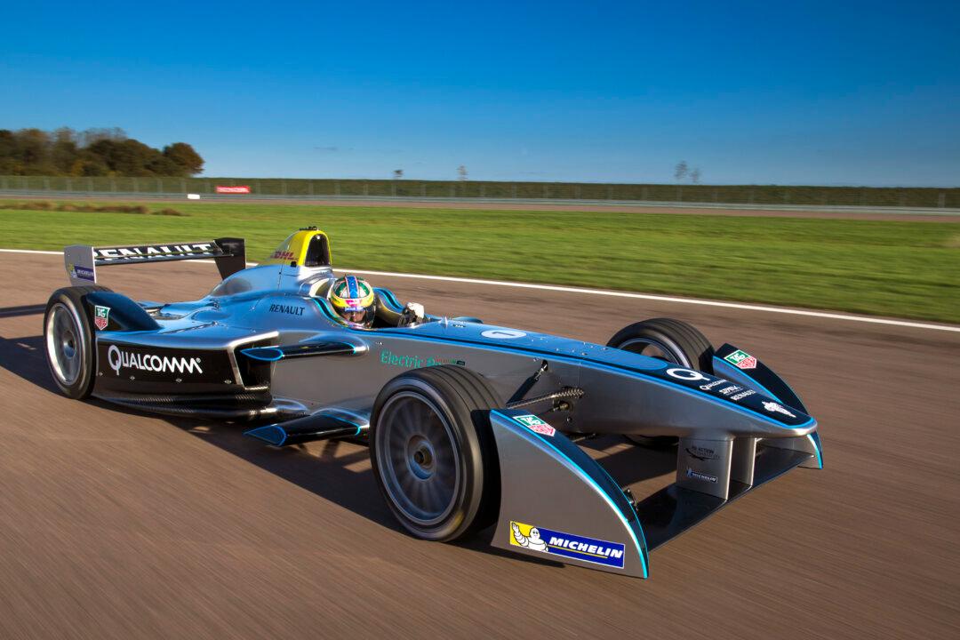 Formula E Electric Race Car Passes First Test