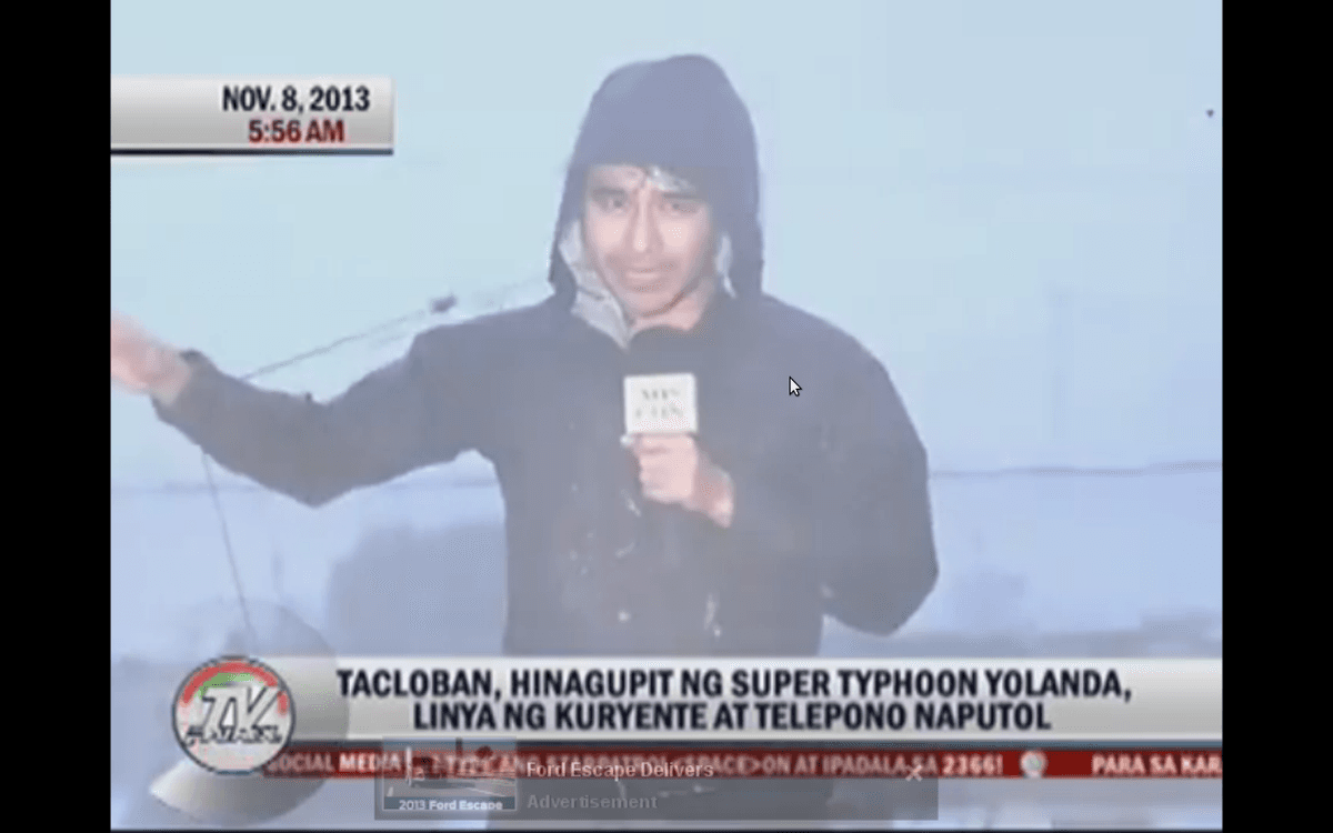 Atom Araullo, Reporter, Hailed as ‘Hero’ For Typhoon Coverage