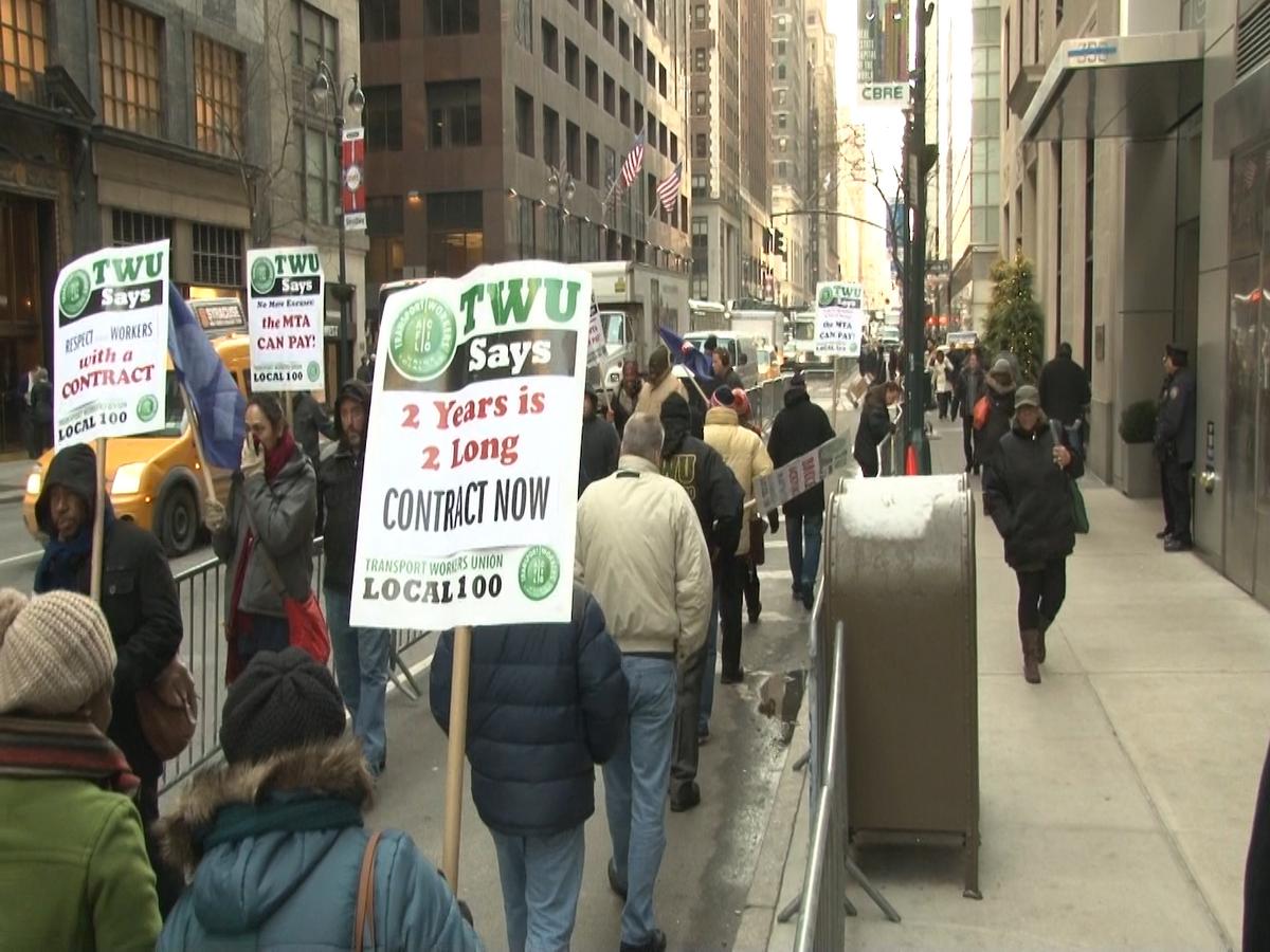 MTA Workers Call for Fair Contracts During MTA Budget Meeting