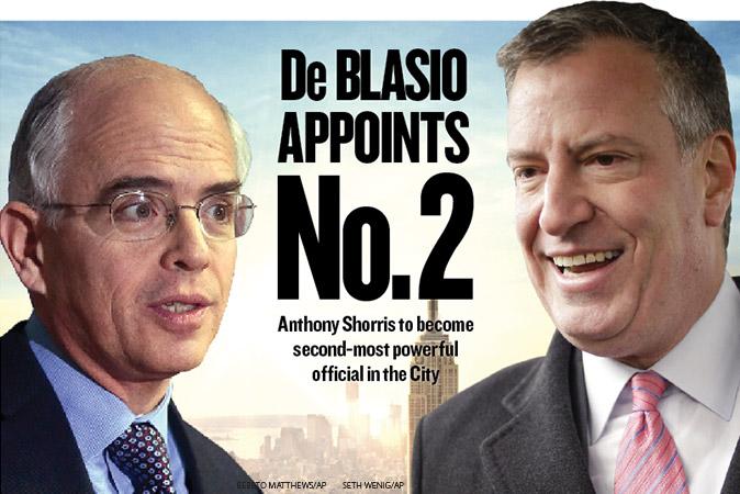De Blasio Appoints Senior Leadership Team