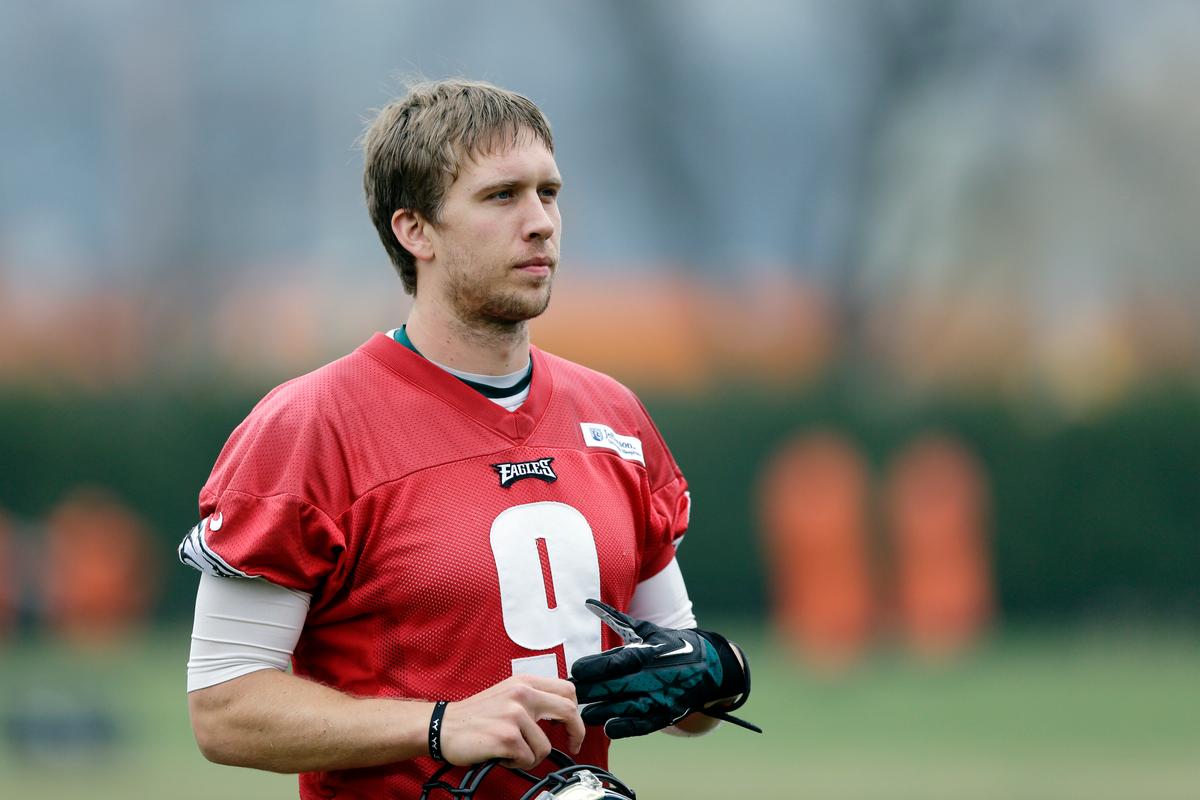Nick Foles Throws First Interception Against Lions