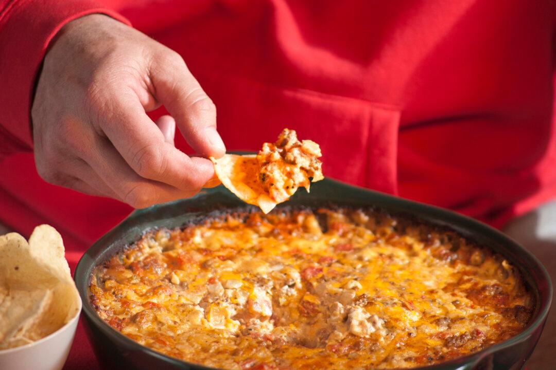 Hot Meaty Cheesy Game Day Dip