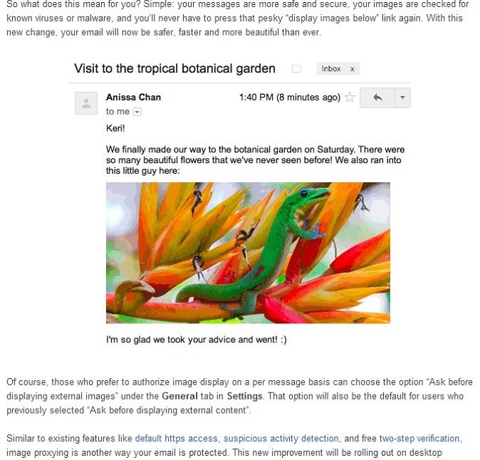 Gmail News: Images Will Now be Displayed Automatically, Unless You Opt Out
