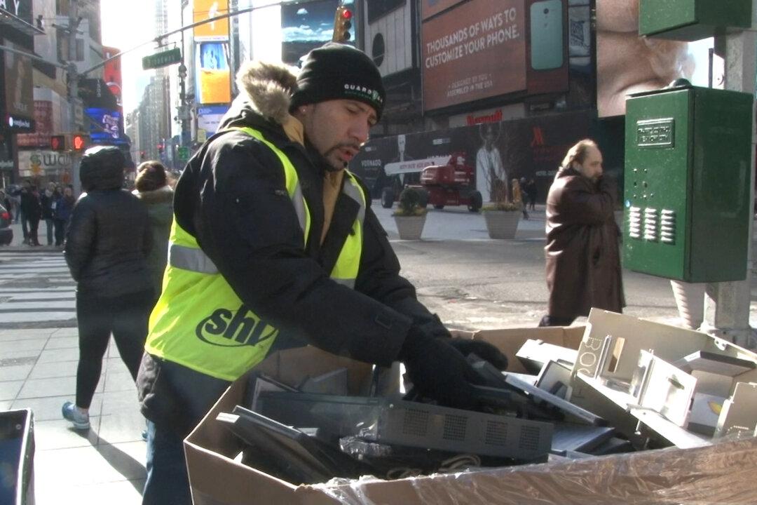 E-waste Recycling Comes to Times Square