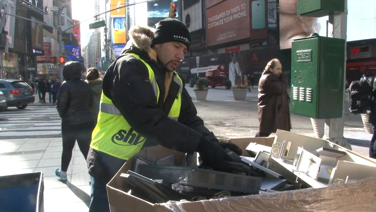 E-waste Recycling Comes to Times Square