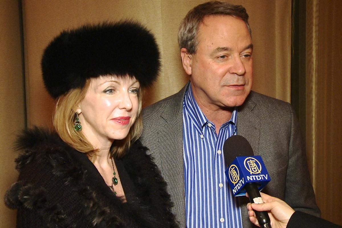 Author Presents Husband with Birthday Gift to Shen Yun