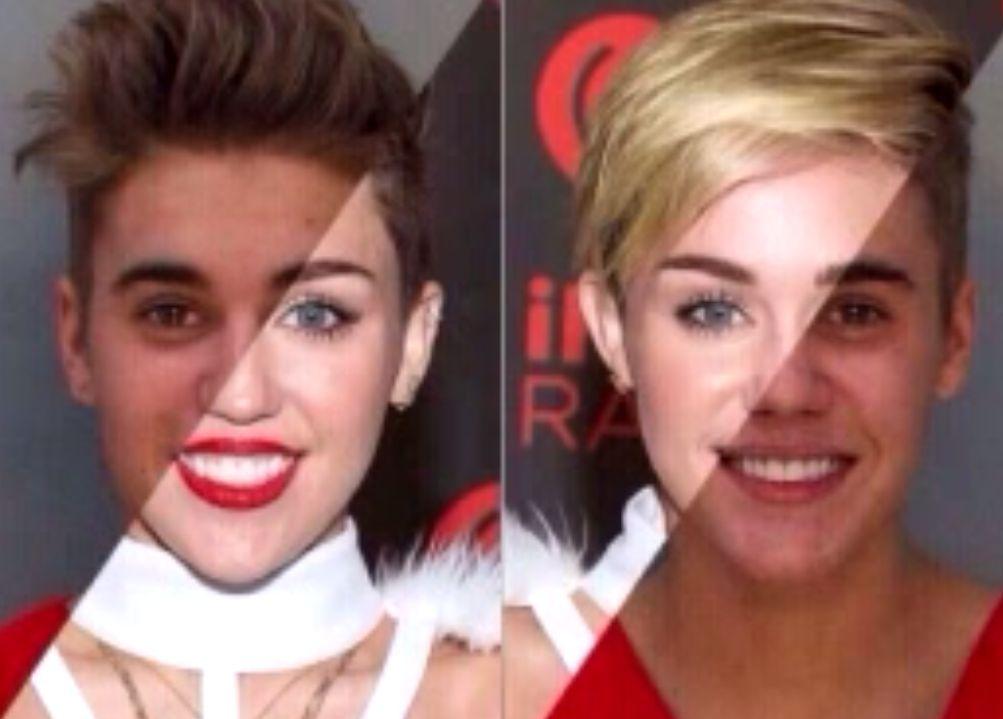 Miley Cyrus Justin Bieber ‘Twins,’ ‘Separated from Birth’ Images Go Viral After Arrest
