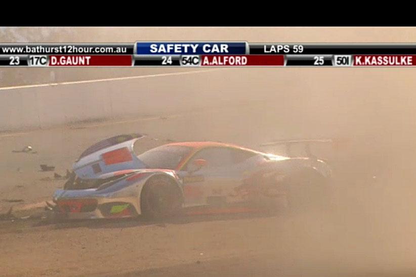Big Crash at Bathurst Twelve Hour, No One Hurt