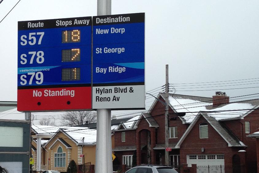 Bus Riders Rally for Countdown Clocks