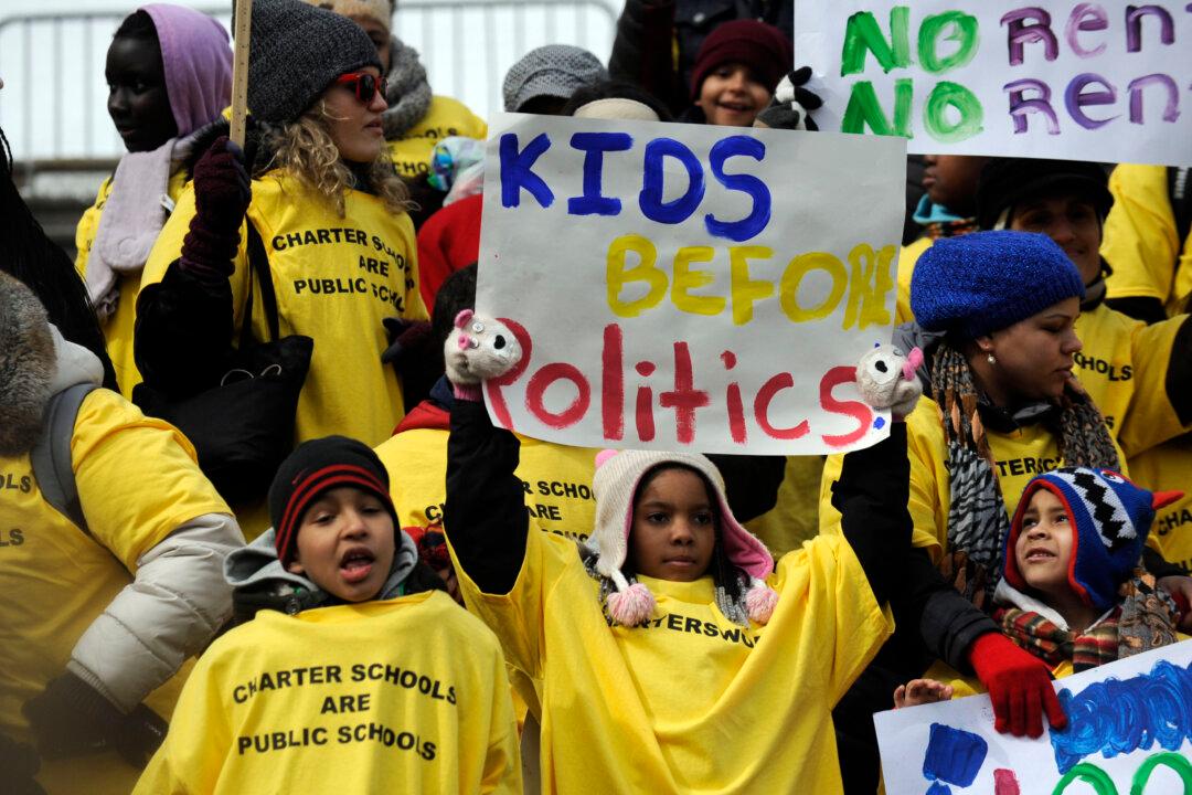 Albany Site of Dueling Education Rallies