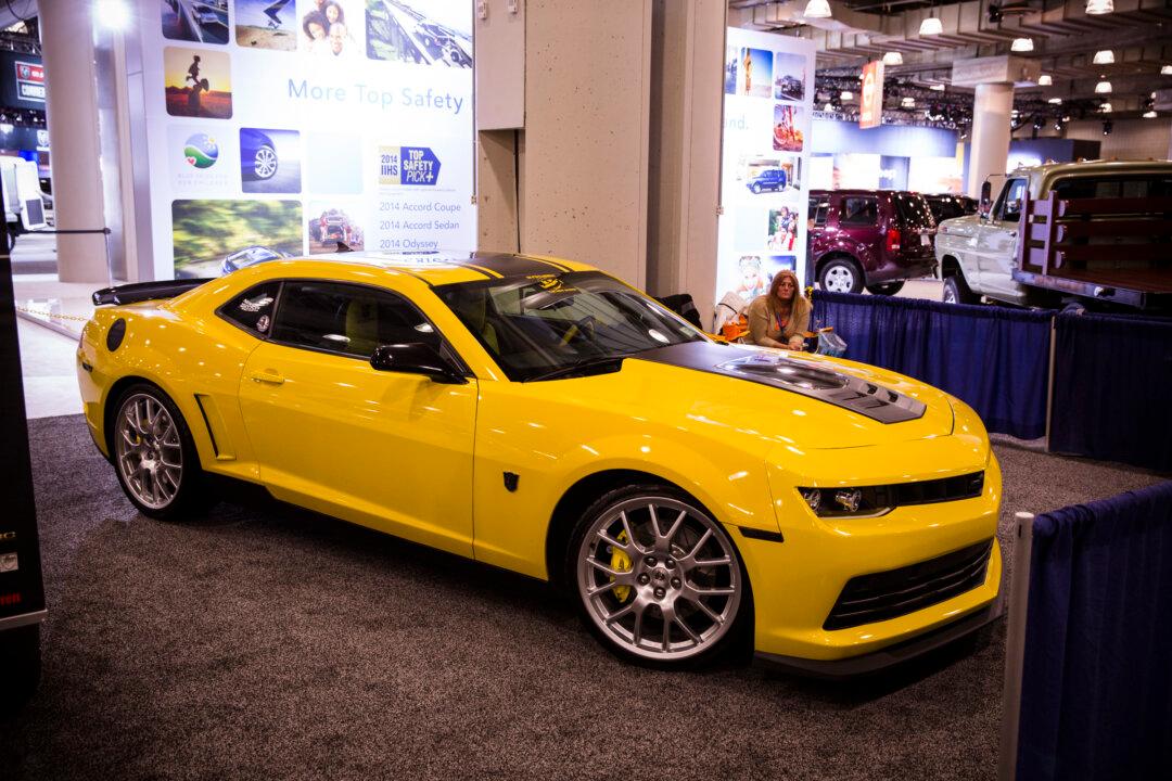 Transformers 4 (Age of Extinction) Chevy Cars on Display at New York International Auto Show