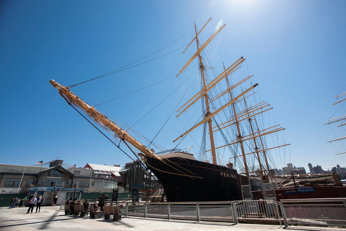 NYC’s South Street Seaport’s Ships Revived for Season