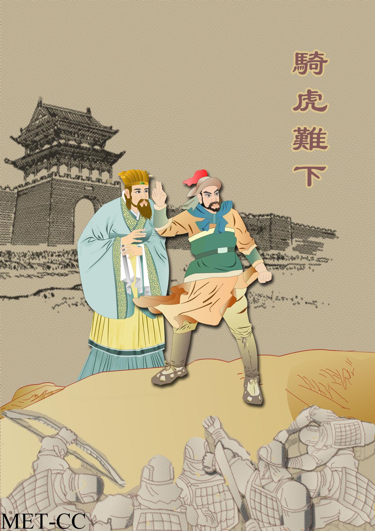Riding a Tiger and Hard to Dismount (騎虎難下)
