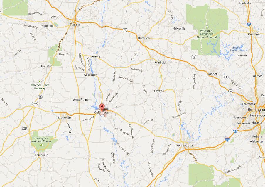 Columbus, MS: Tornado on the Ground in Mississippi Town;