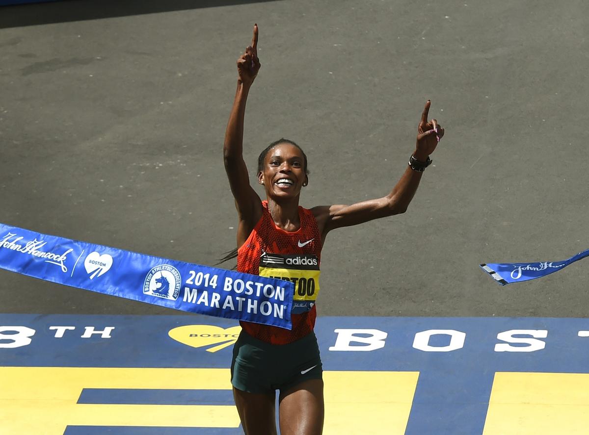 Jeptoo Repeats as Women’s Boston Marathon Winner With Record Time