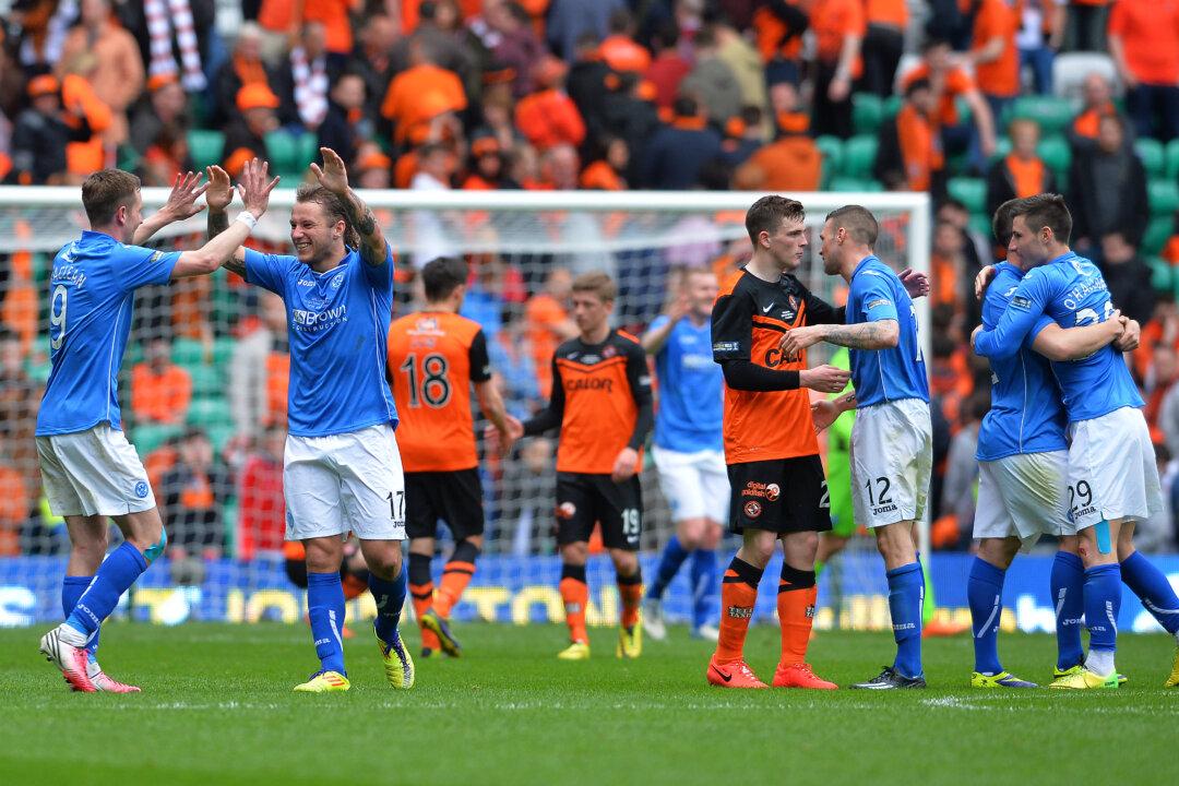 Scottish Cup 2014 Results: St. Johnstone Beats Dundee United 2-0