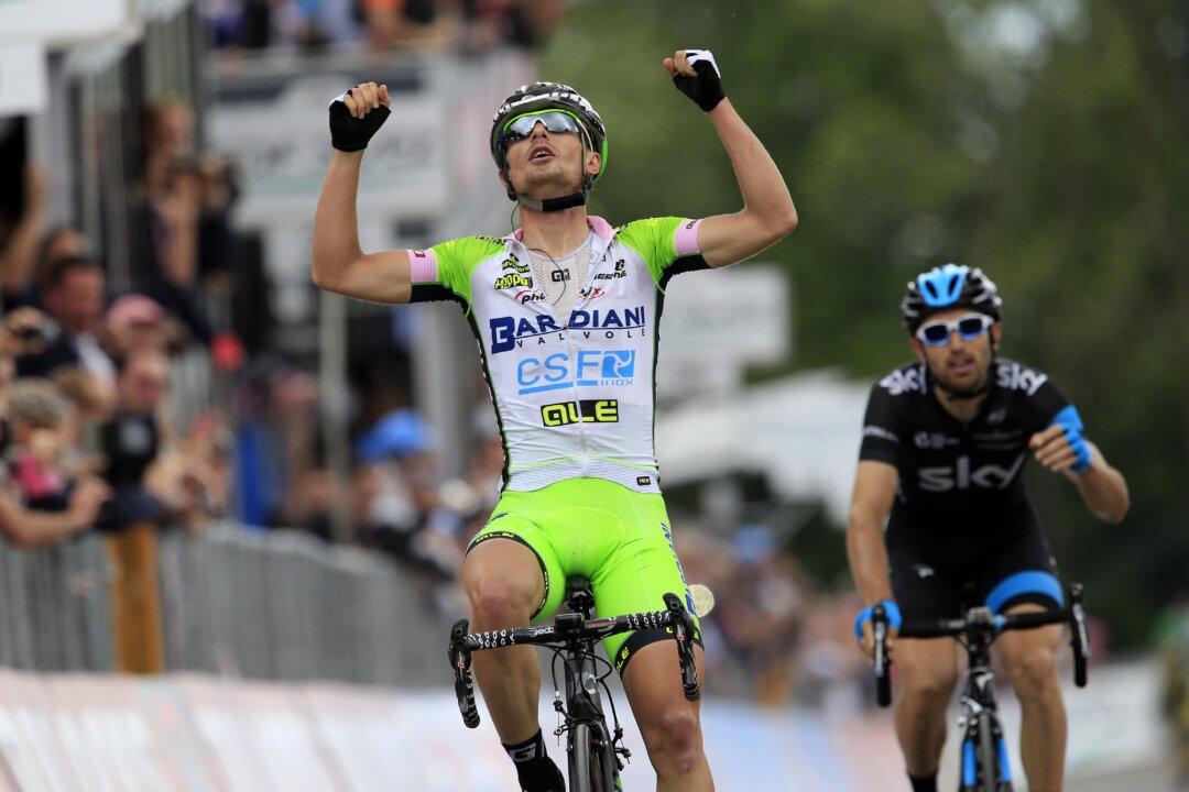 Battaglin Wins Another for Bardiani in Giro d'Italia Stage 14