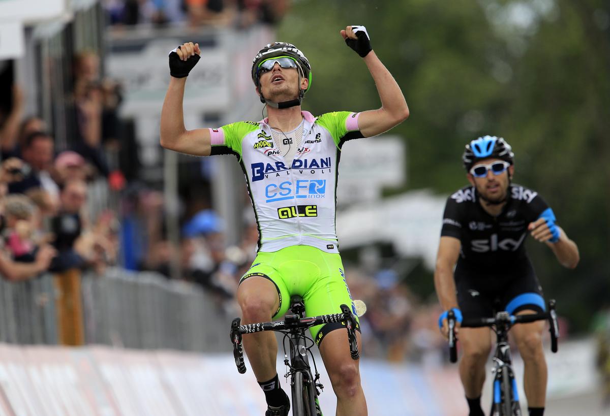 Battaglin Wins Another for Bardiani in Giro d'Italia Stage 14