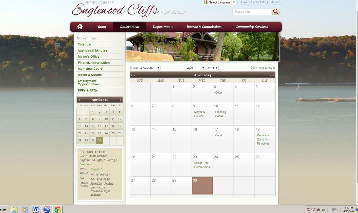 Soggy Democracy on the Palisades