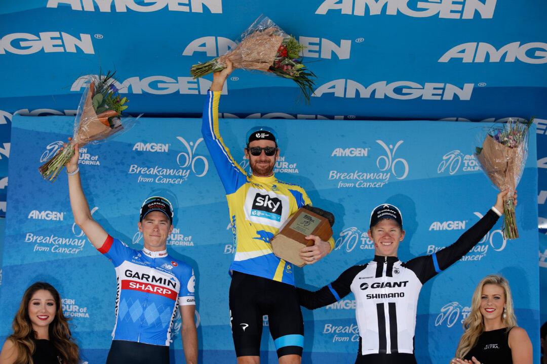 Cavendish Wins Tour of California Stage Eight; Bradley Wiggins Wins Overall