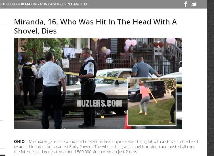 Miranda Fugate ‘Shovel Girl’ Died Hoax: False Emily Powers, Hit in Head With Shovel Death Report Goes Viral