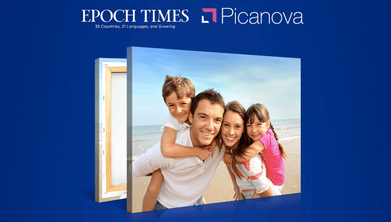 Get Your Free Canvas Print by Epoch Times and Picanova (US-wide)