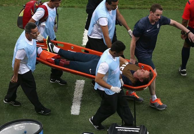 England Physio Gary Lewin Injuries Ankle
