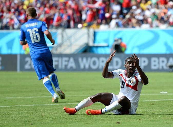 Joel Campbell Penalty Video Today: Costa Rica Forward Denied After Giorgio Chiellini Foul