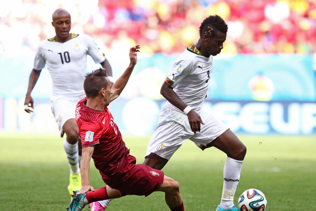 Asamoah Gyan Goal Video: Watch Kwadwo Asamoah Assist Ghana’s Goal Against Portugal