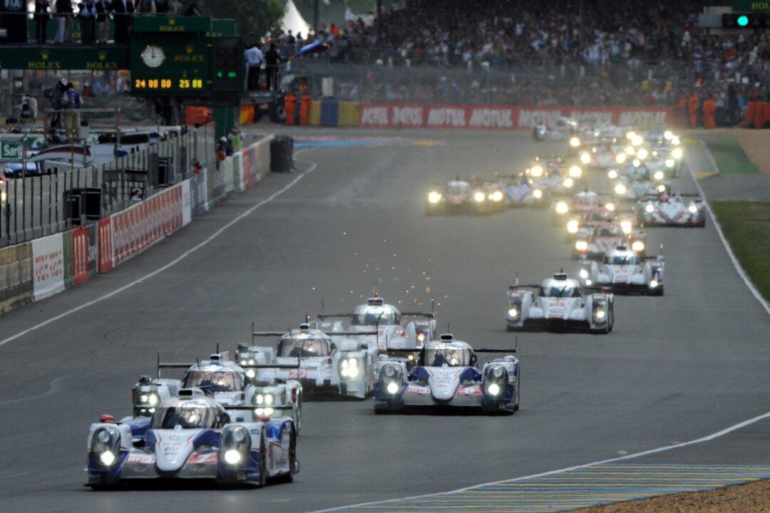 Toyota Leads Le Mans but Down to One Car After Two Hours