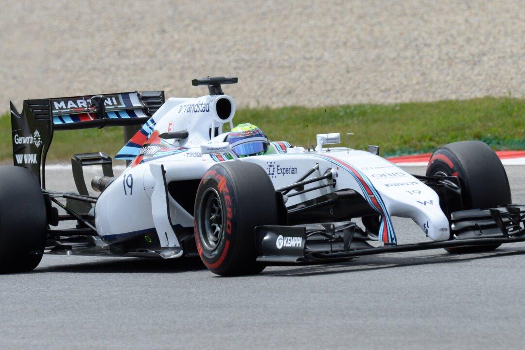 Massa on Pole for F1 Austrian Grand Prix, Williams Locks Out Front Row