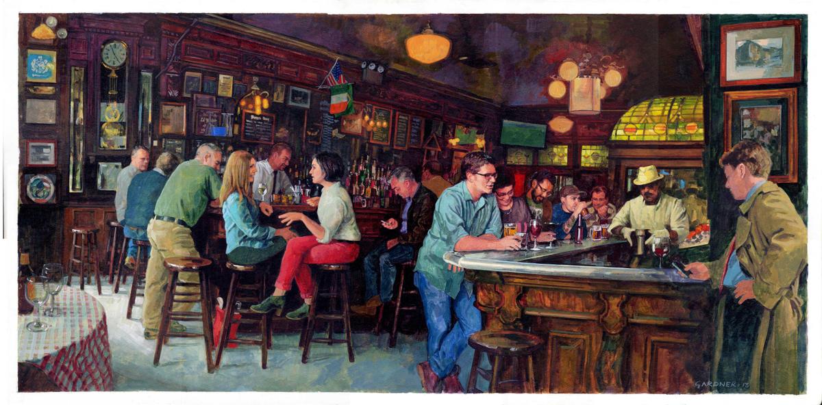Illustrators Capture NYC’s Grunge, Grandeur: From Pub Paintings to Digital 3-D Landmarks (+Photos)