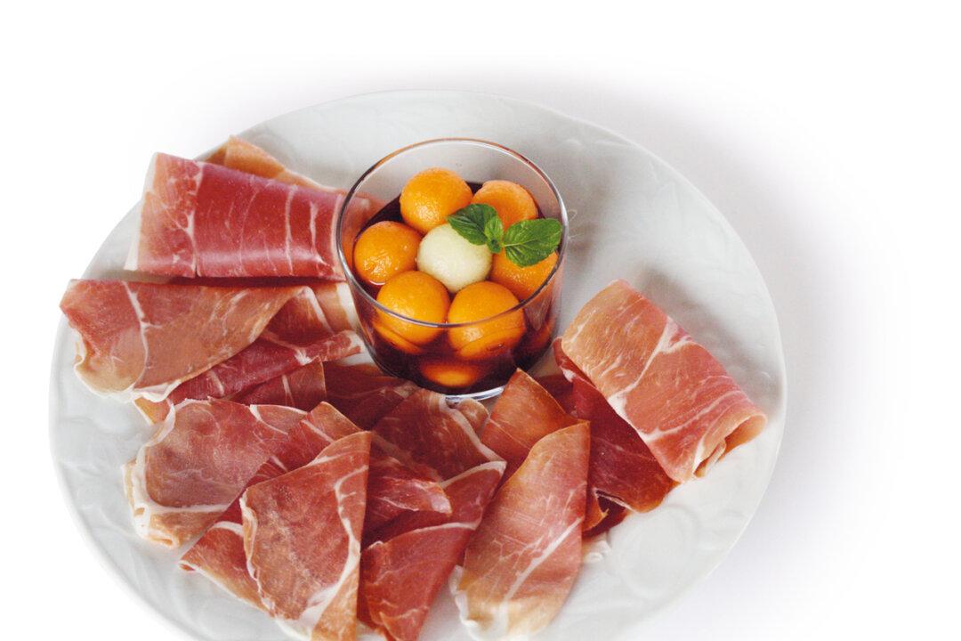 Prosciutto di San Daniele With Melon in Port
