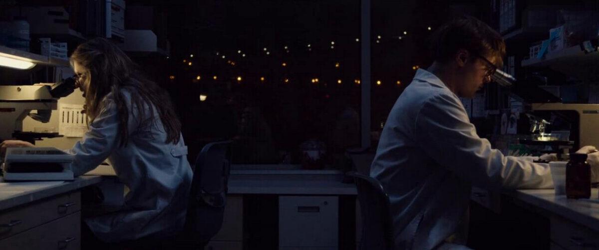 Karen (Brit Marling) and Ian (Michael Pitt) are soul-mate scientists in "I Origins." (Fox Searchlight Pictures)