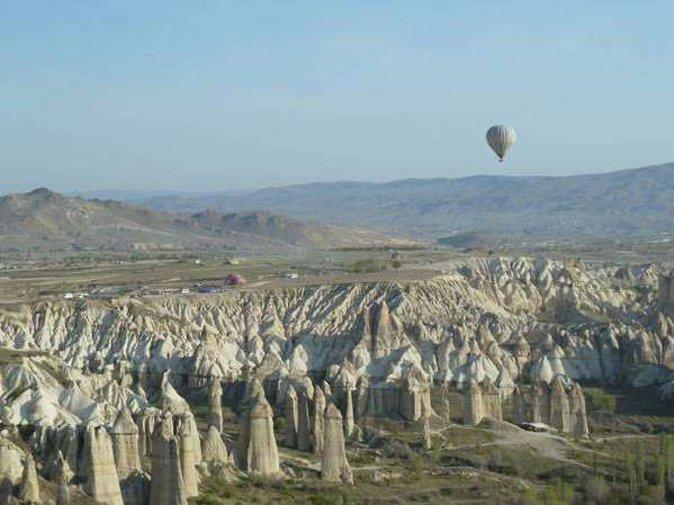 Flying a Hot Air Balloon in Cappadocia, Turkey