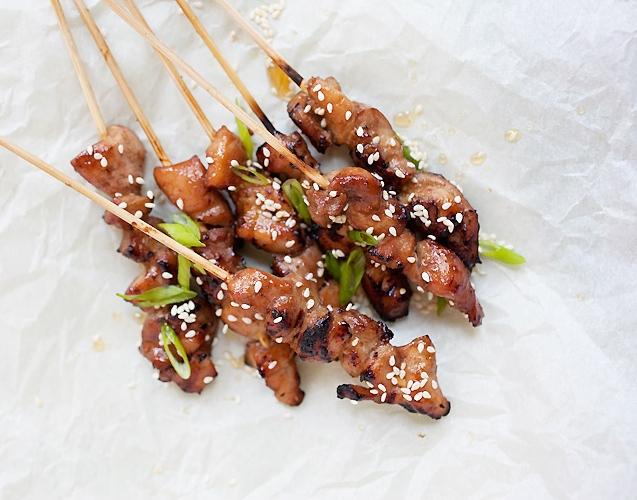 Recipe: Honey Sesame Chicken Skewers