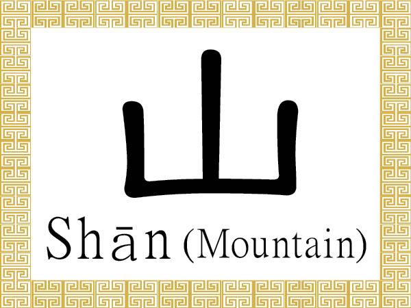 Chinese Character for Mountain: Shān (山)