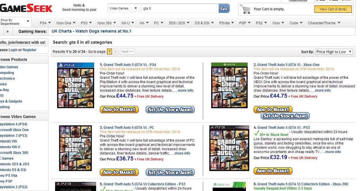 GTA Online 5 PC, Xbox One, PS4 Update: Retailer Post Says ‘Grand Theft Auto V’ Out on Nov. 7