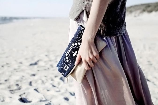 Going Geometric With Handmade Clutches From Etsy