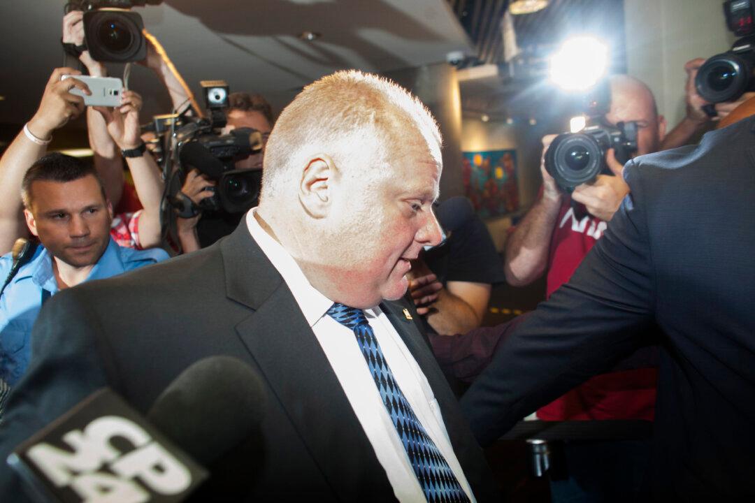 Toronto Mayor Rob Ford Returns From Rehab