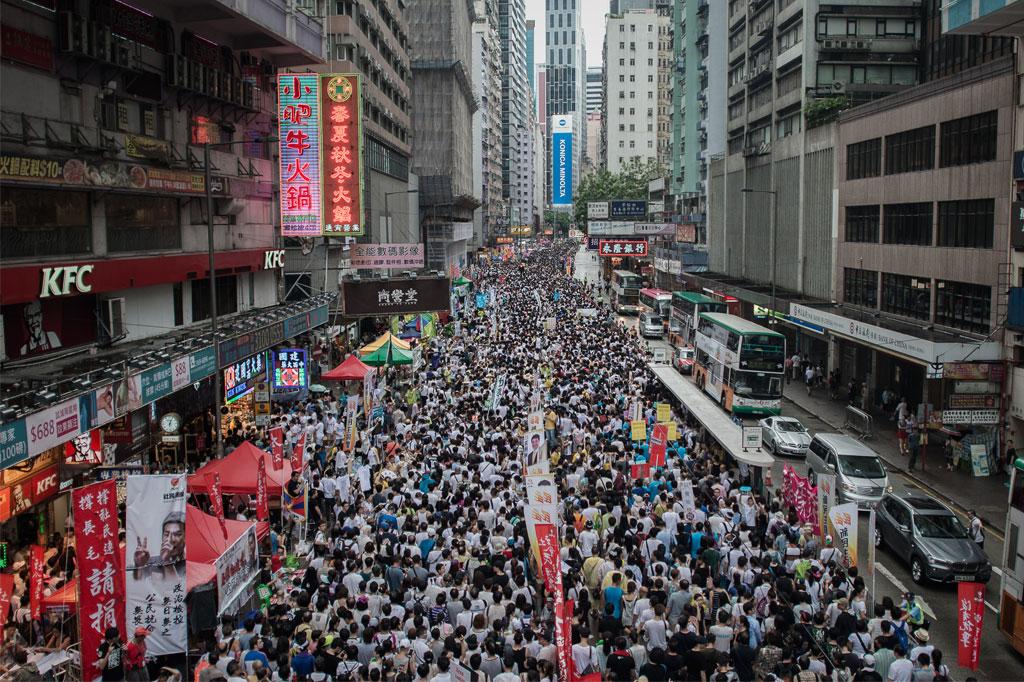 Grand March for Democracy in Hong Kong (Photo Essay)