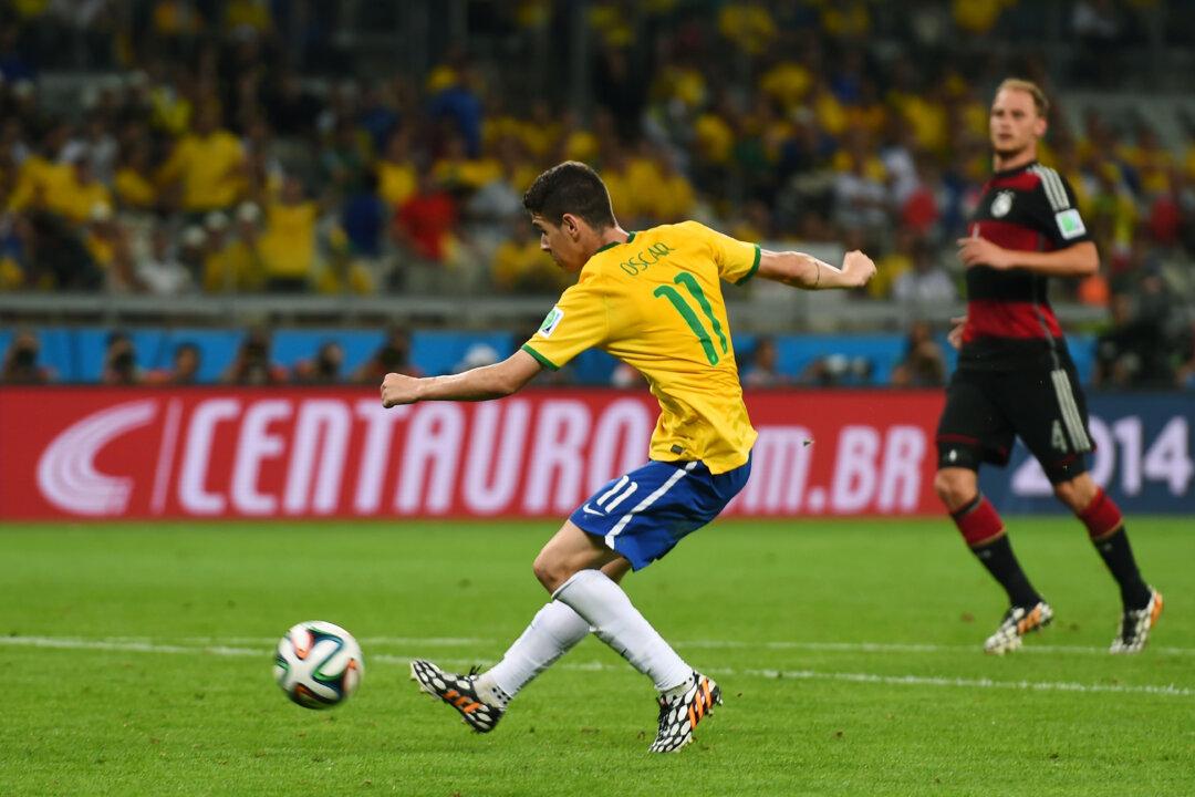 Oscar Goal Video: Watch Brazil Midfielder Score Only Brazil Goal in 7-1 Germany Thrashing