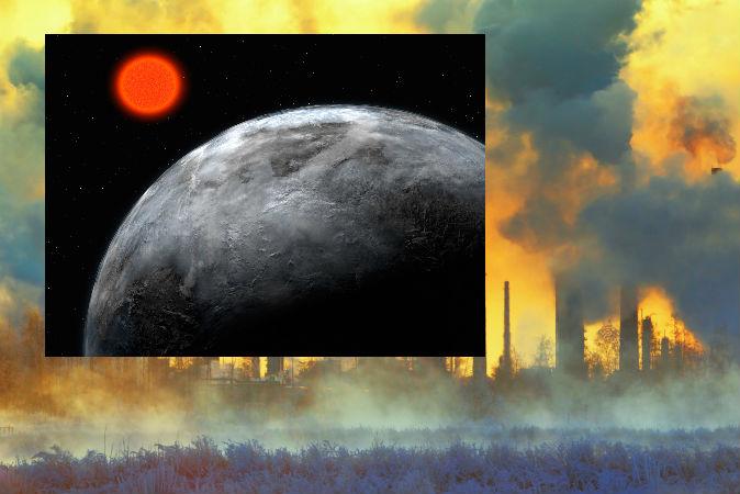 Searching Space for Alien Industrial Pollution
