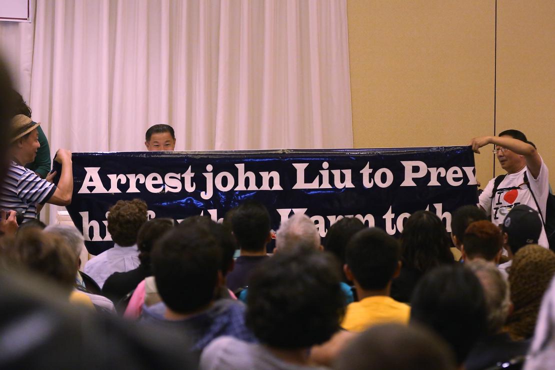 Protesters Allegedly Threatened After Demonstrating Against John Liu