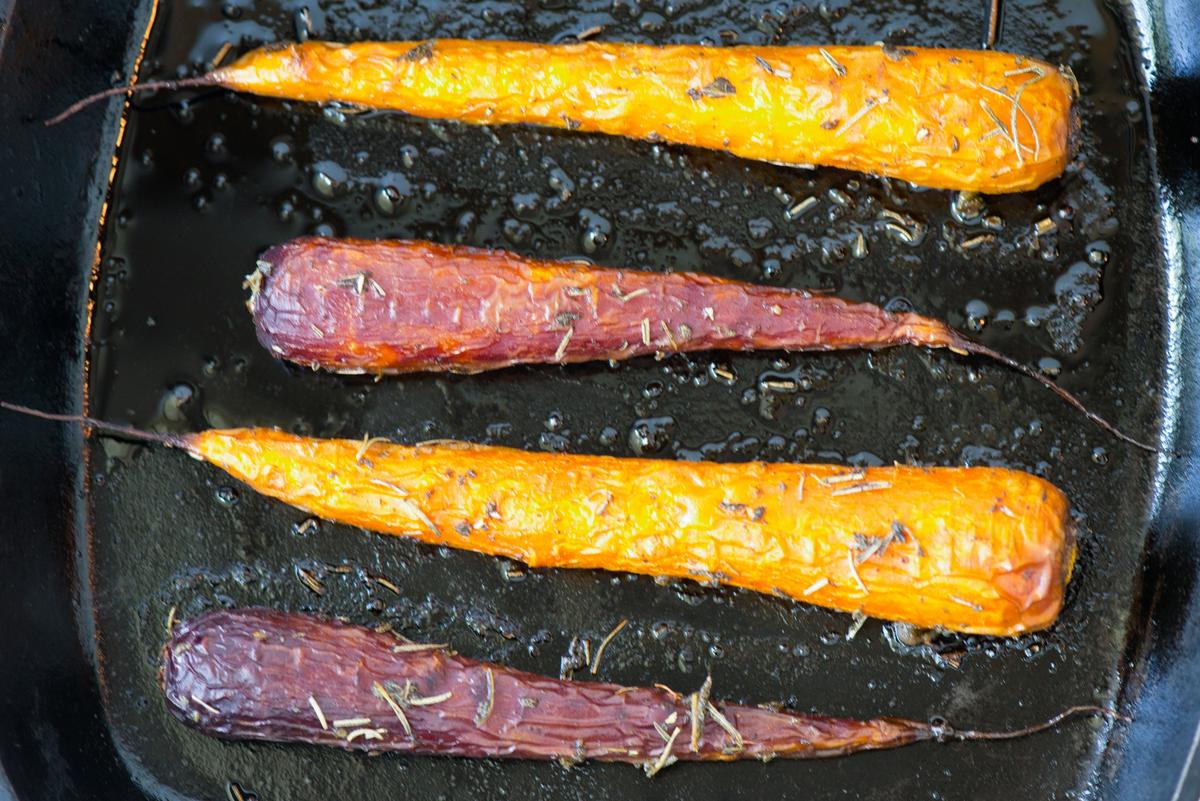 Delicious Herb and Maple-Roasted Carrots